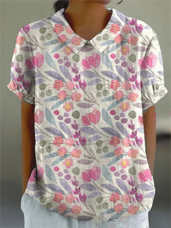Lana - Breezy Linen Blouse
