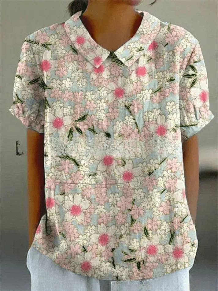 Lana - Breezy Linen Blouse