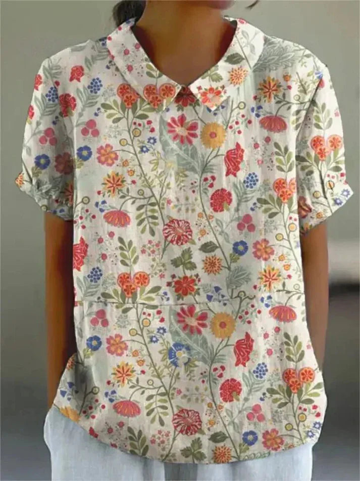 Lana - Breezy Linen Blouse