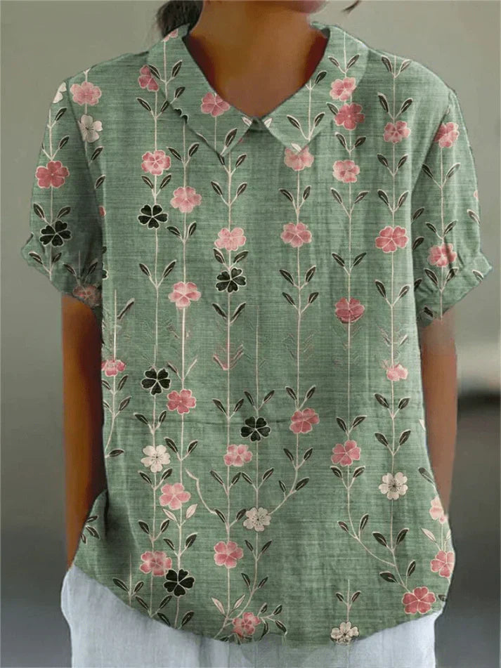 Lana - Breezy Linen Blouse