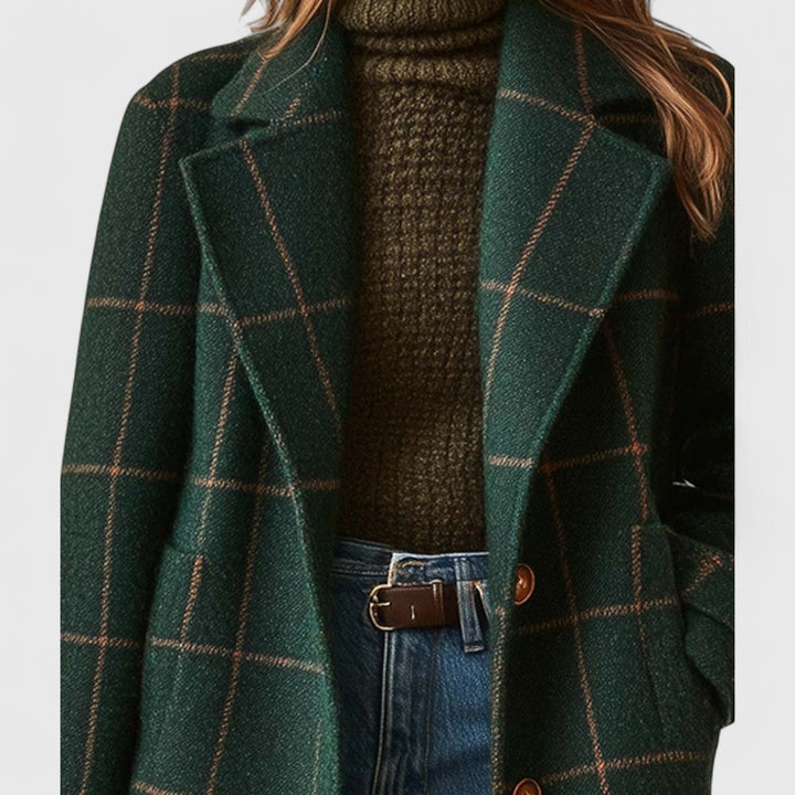 Megan - Cozy Checked Coat