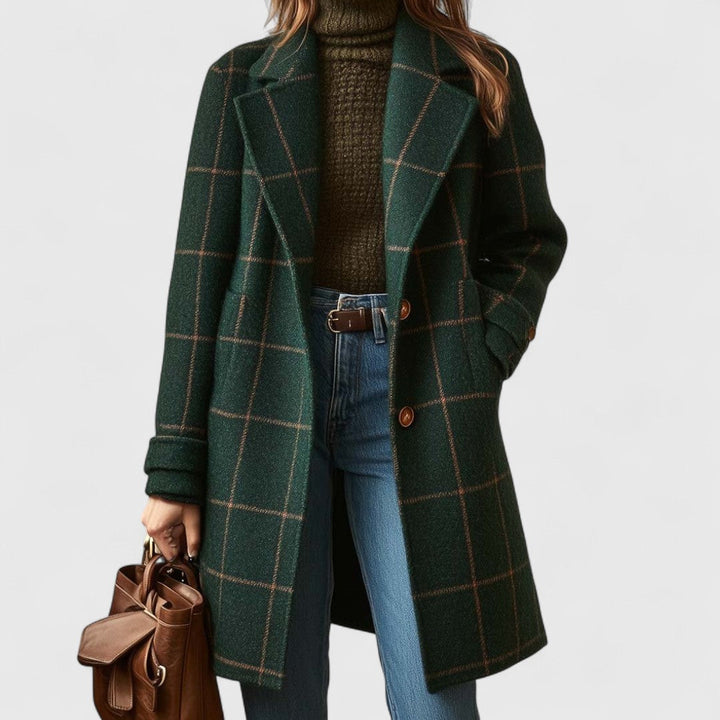 Megan - Cozy Checked Coat