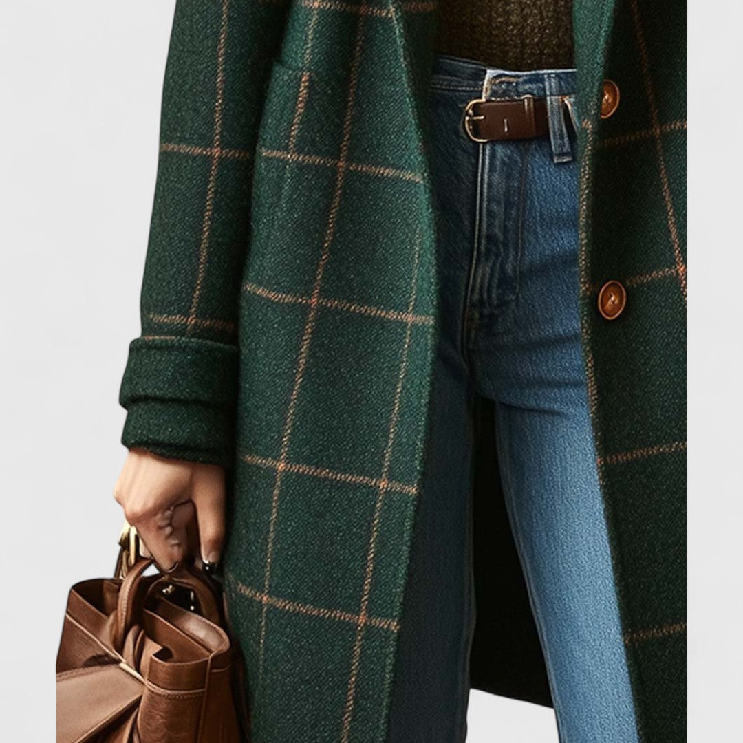 Megan - Cozy Checked Coat
