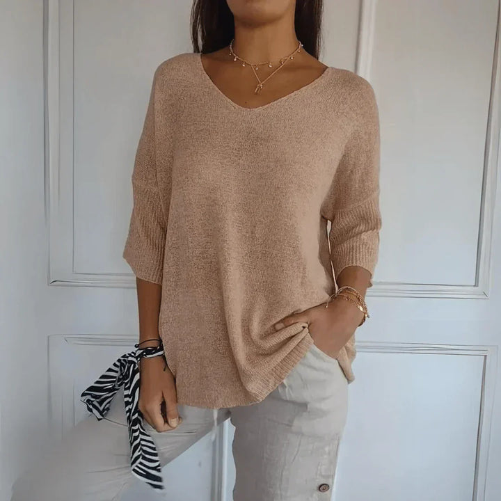 Kendall - Soft V-Neck Blouse
