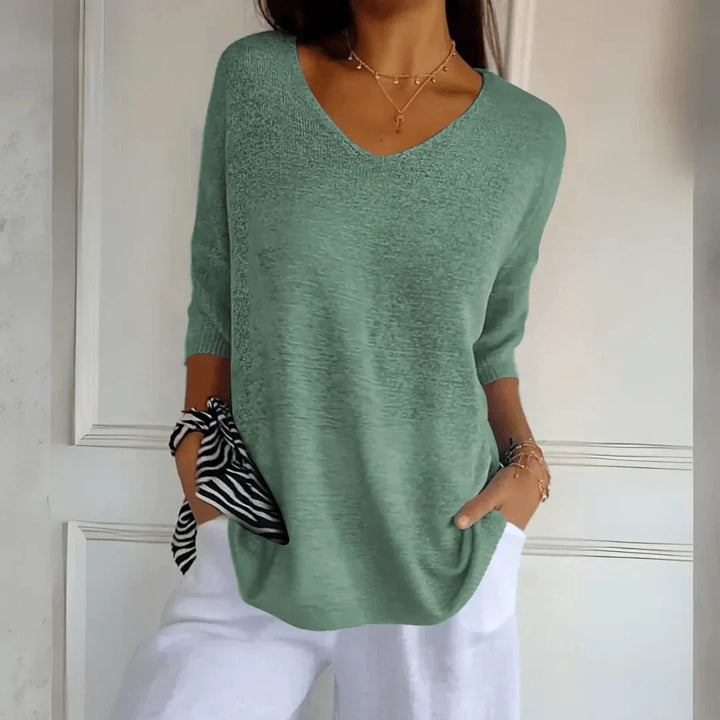 Kendall - Soft V-Neck Blouse