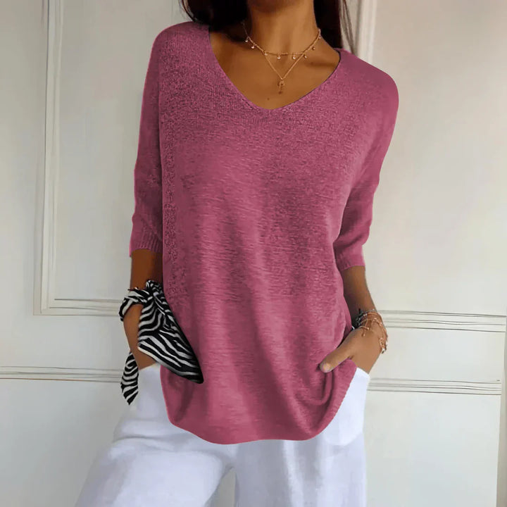 Kendall - Soft V-Neck Blouse