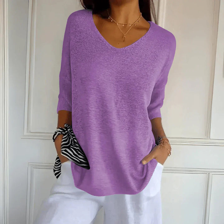 Kendall - Soft V-Neck Blouse