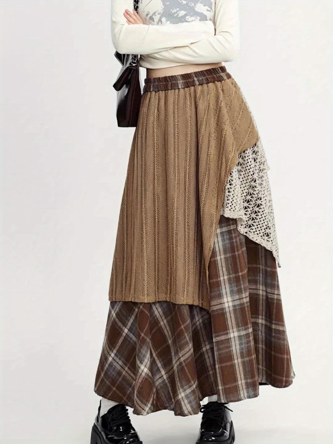 Heather - Cozy Layered Skirt