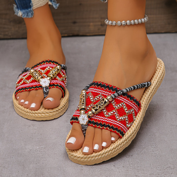 Veda - Cozy Woven Sandals