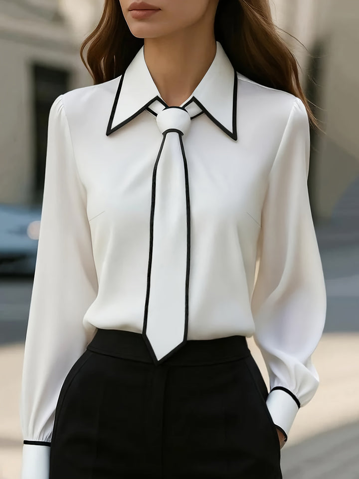 Inez - Chic Silk Blouse
