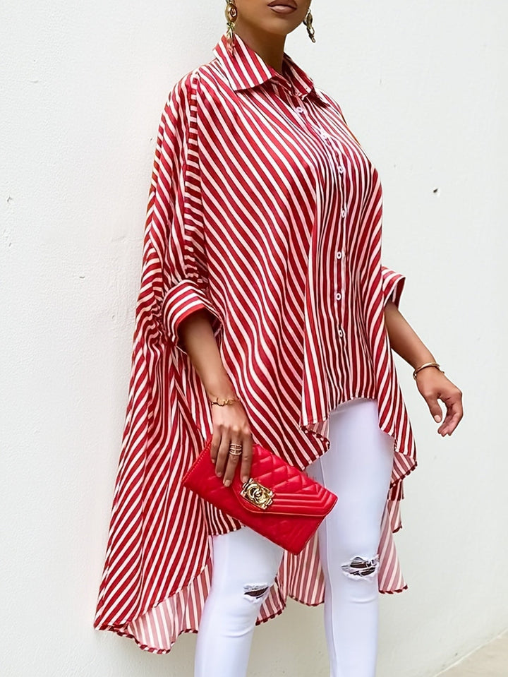 Valencia - Flowing Stripe Blouse