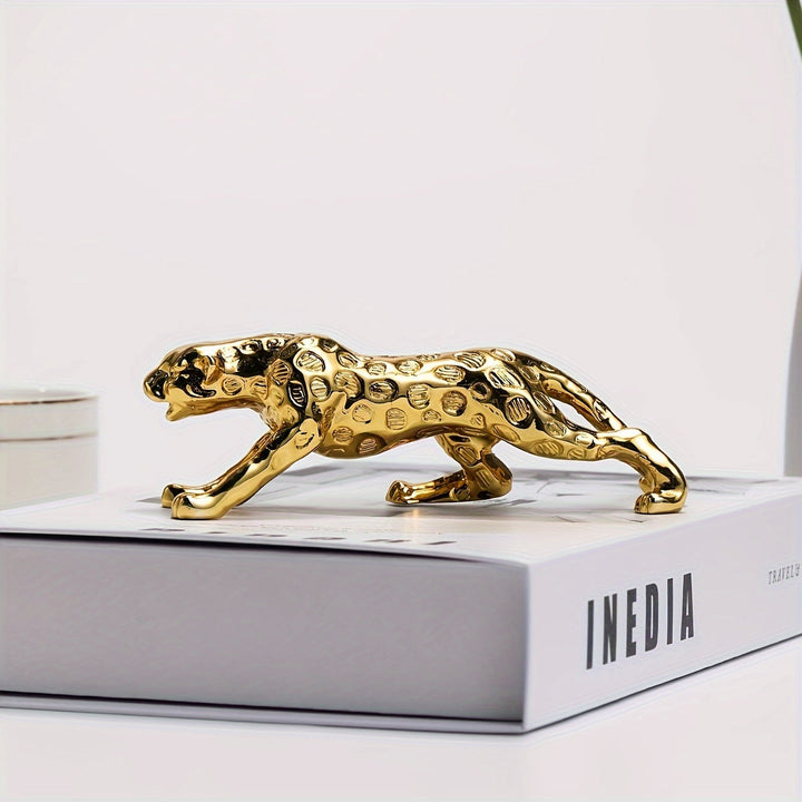Otis - Glossy Panther Sculpture