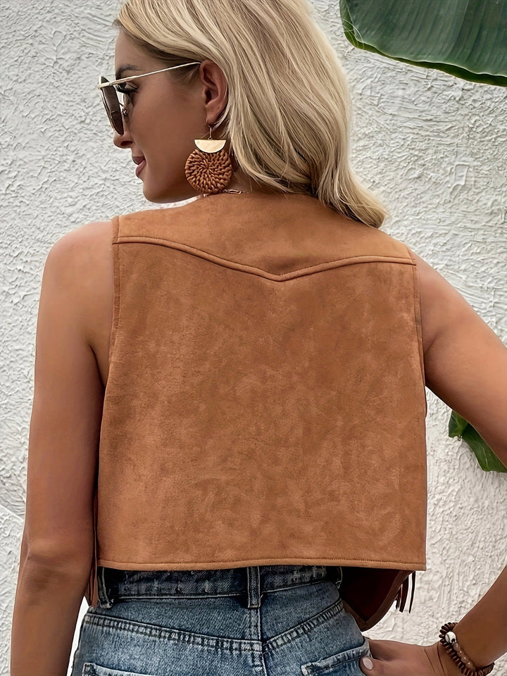 Anastasia - Soft Suede Vest