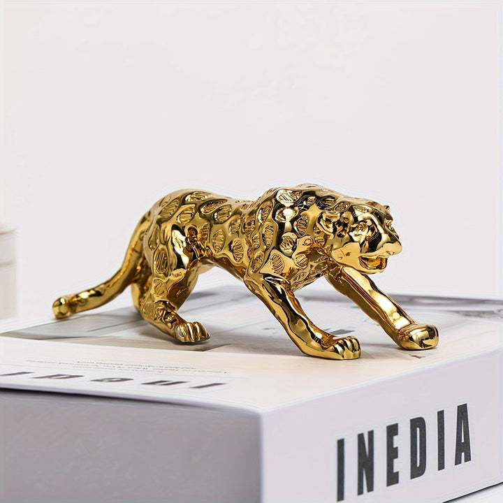 Otis - Glossy Panther Sculpture