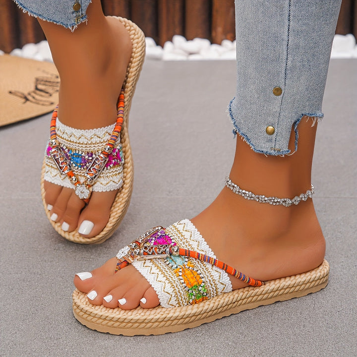 Veda - Cozy Woven Sandals