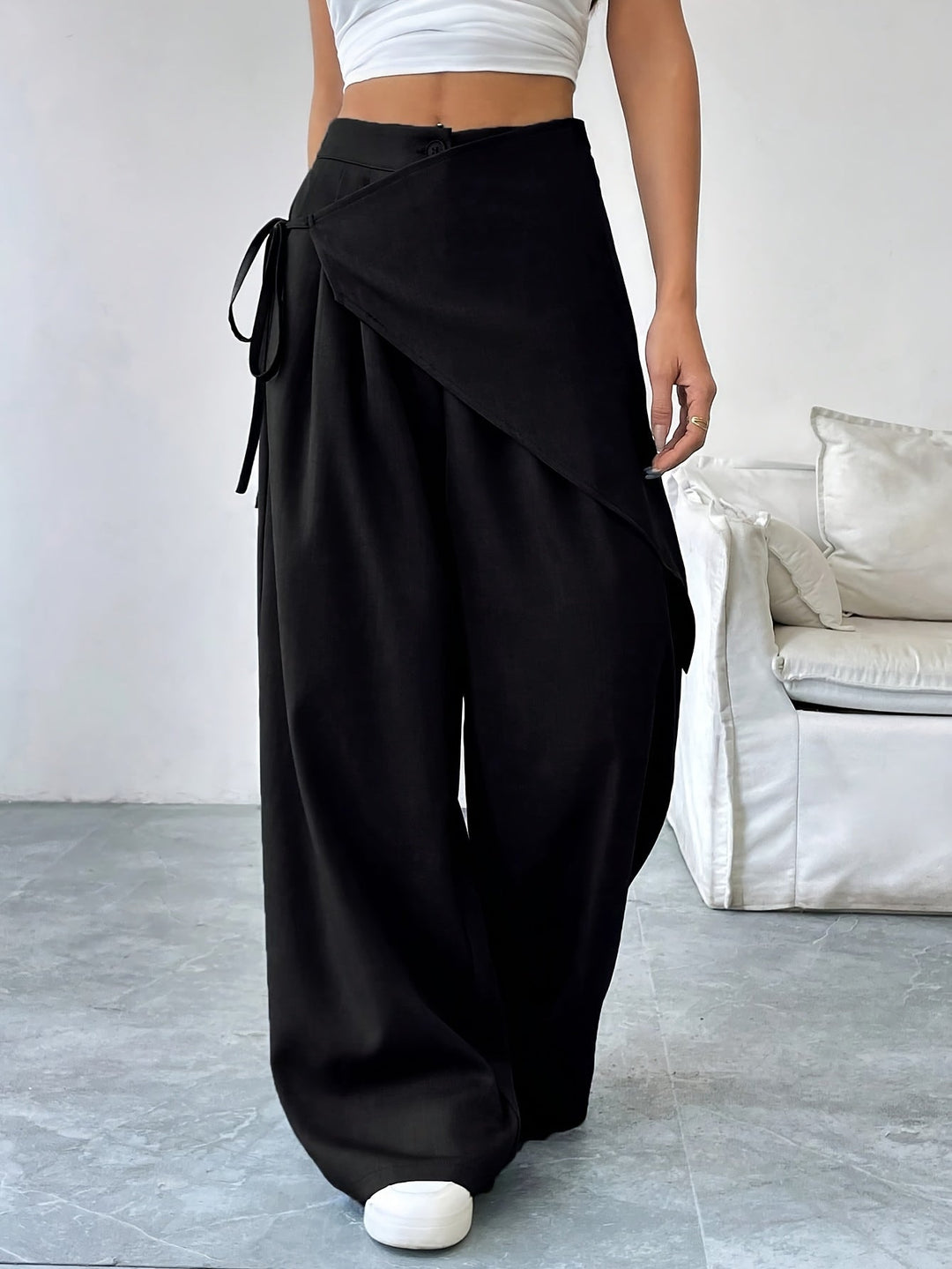 Maya - Fluid Wrap Pants