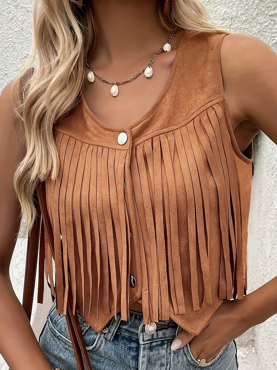 Anastasia - Soft Suede Vest