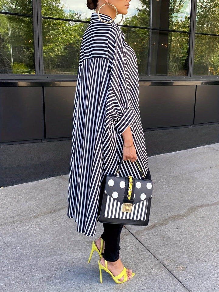 Valencia - Flowing Stripe Blouse