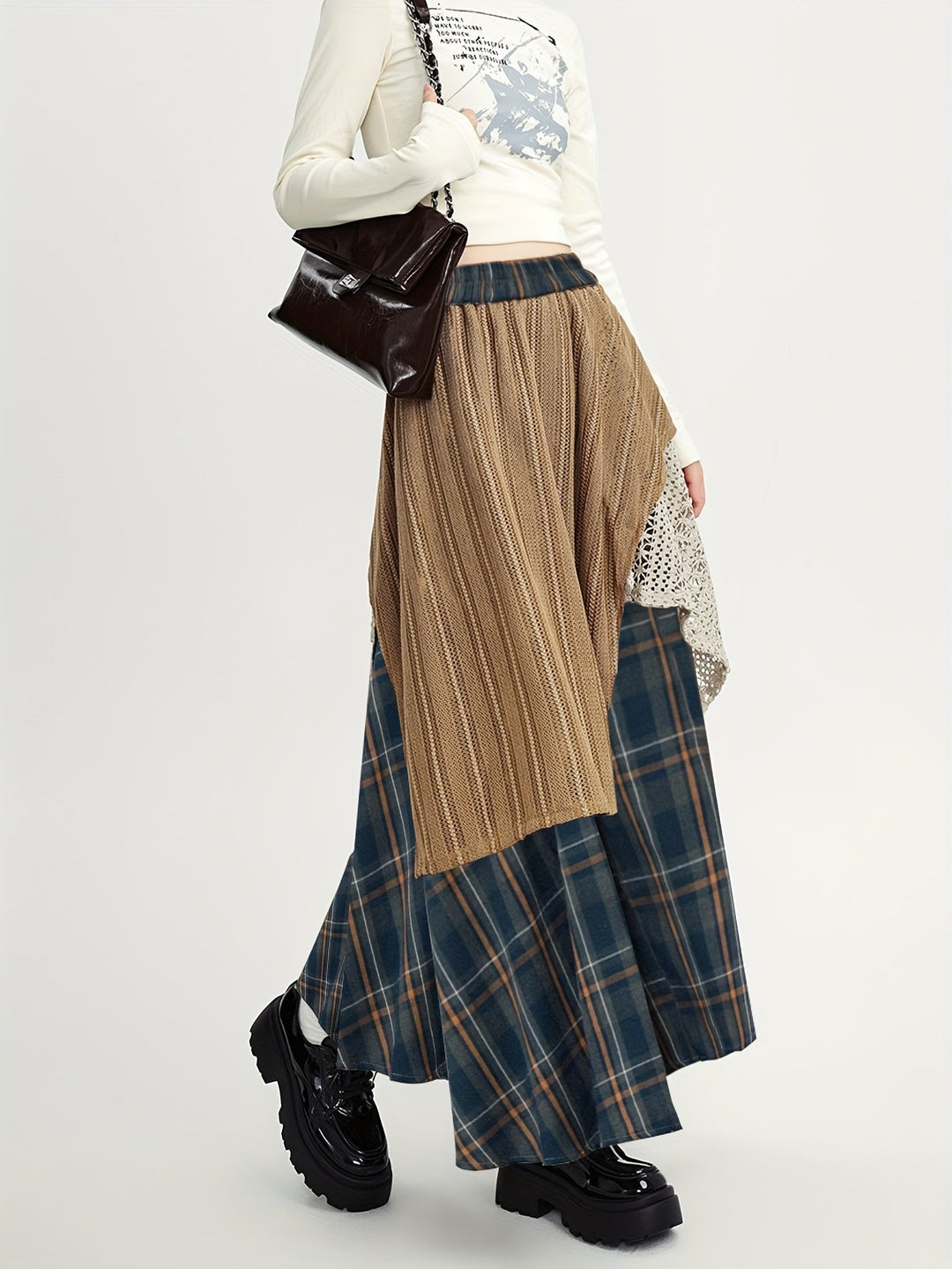 Heather - Cozy Layered Skirt