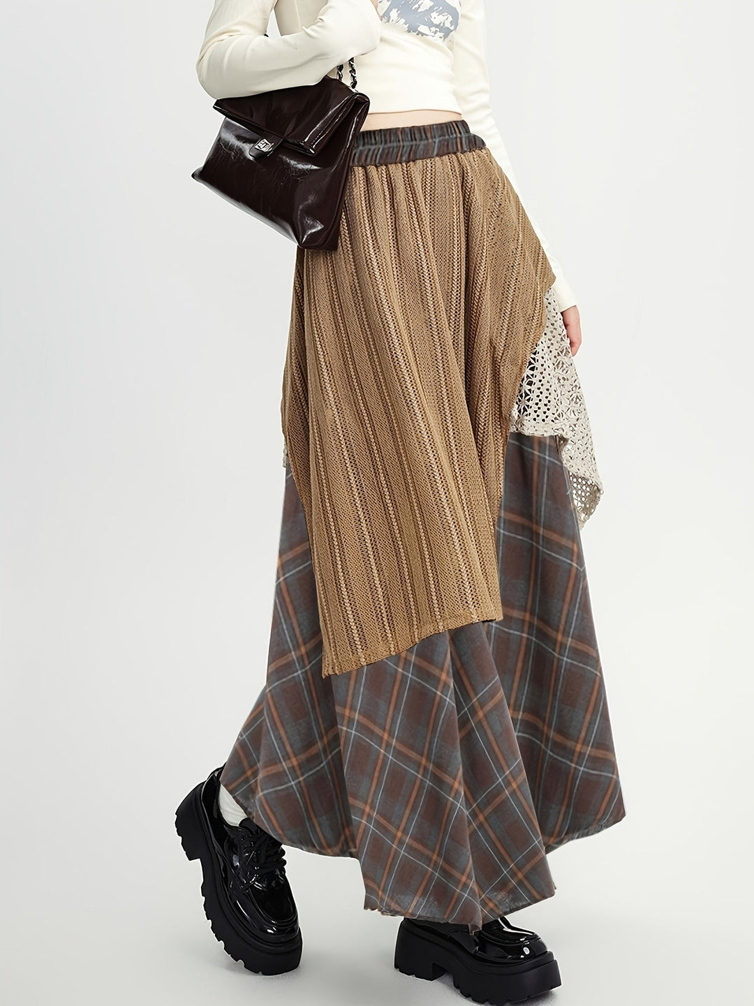 Heather - Cozy Layered Skirt