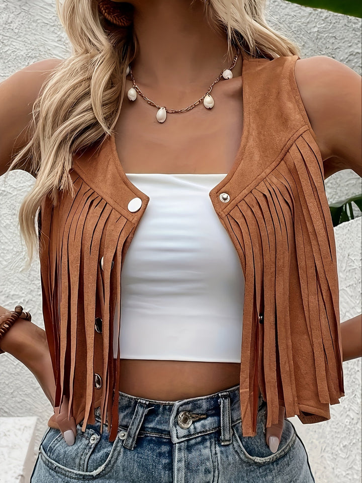 Anastasia - Soft Suede Vest