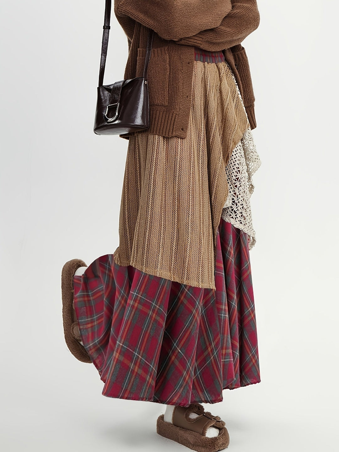 Heather - Cozy Layered Skirt