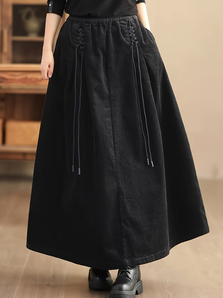 Candice - Cozy Corded Skirt
