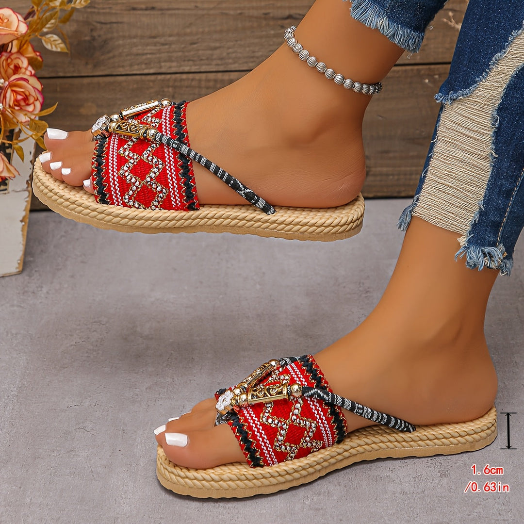 Veda - Cozy Woven Sandals