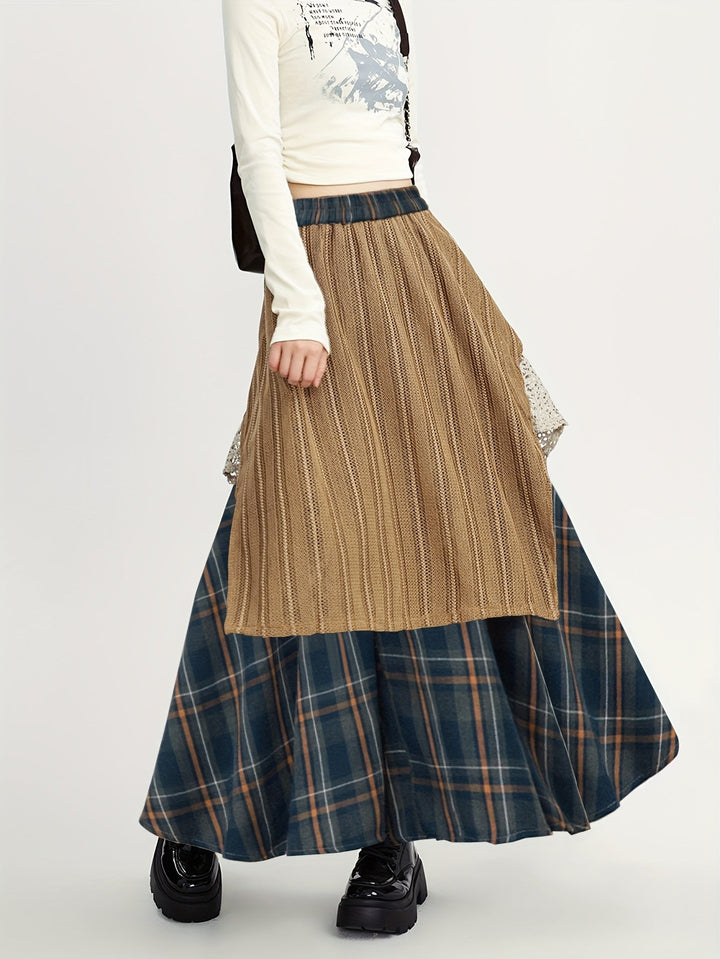 Heather - Cozy Layered Skirt