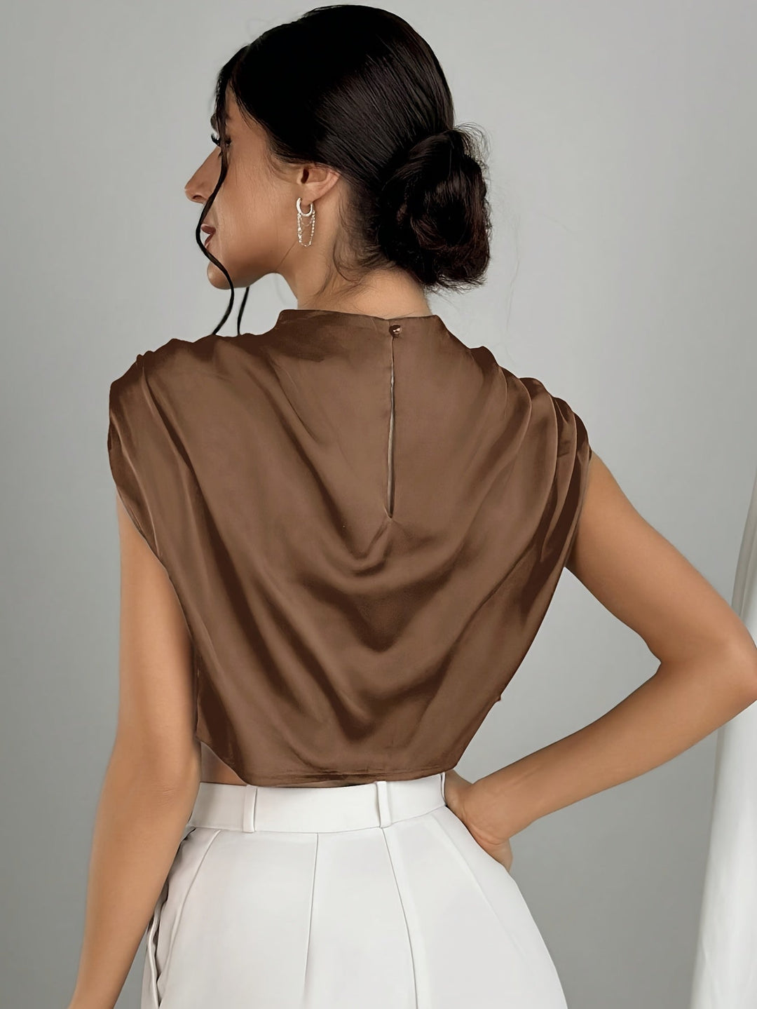 Pearl - Elegant Satin Blouse
