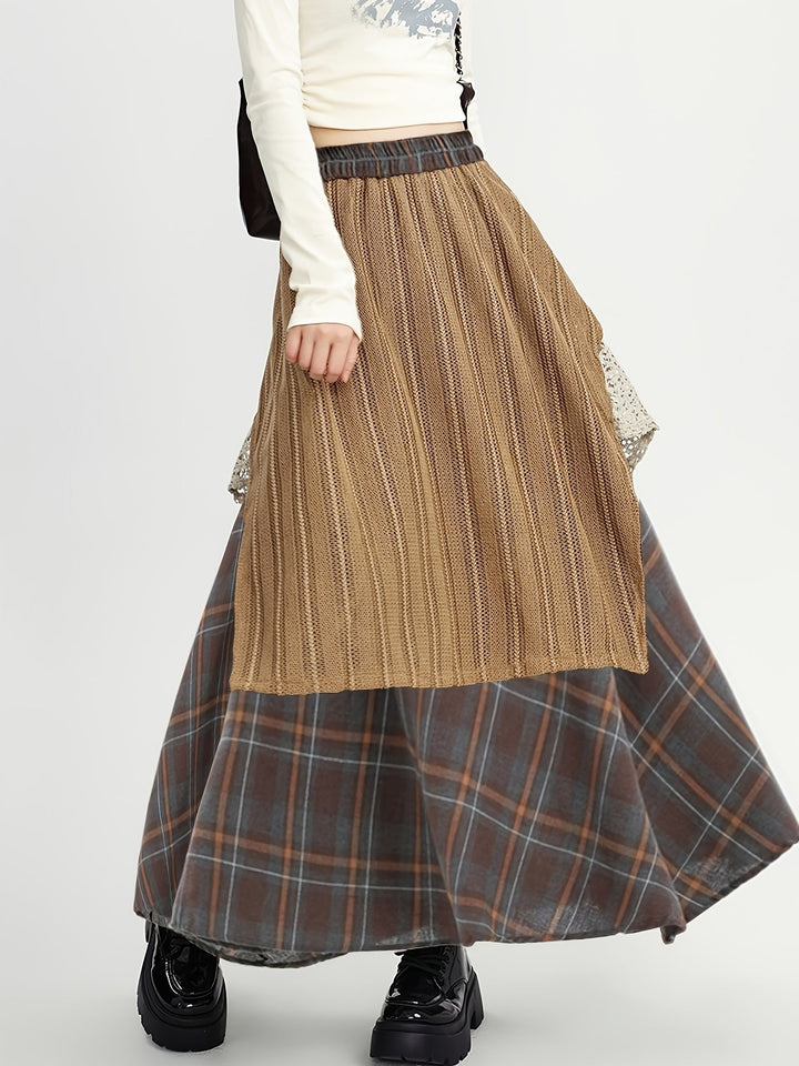 Heather - Cozy Layered Skirt