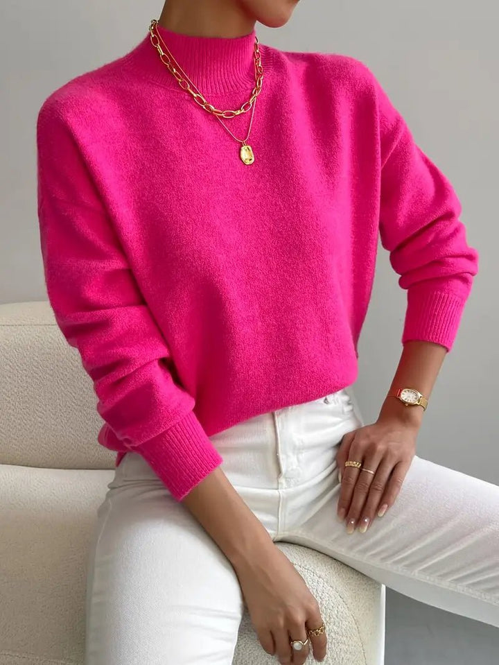 Georgia - Plush High-Neck Sweater