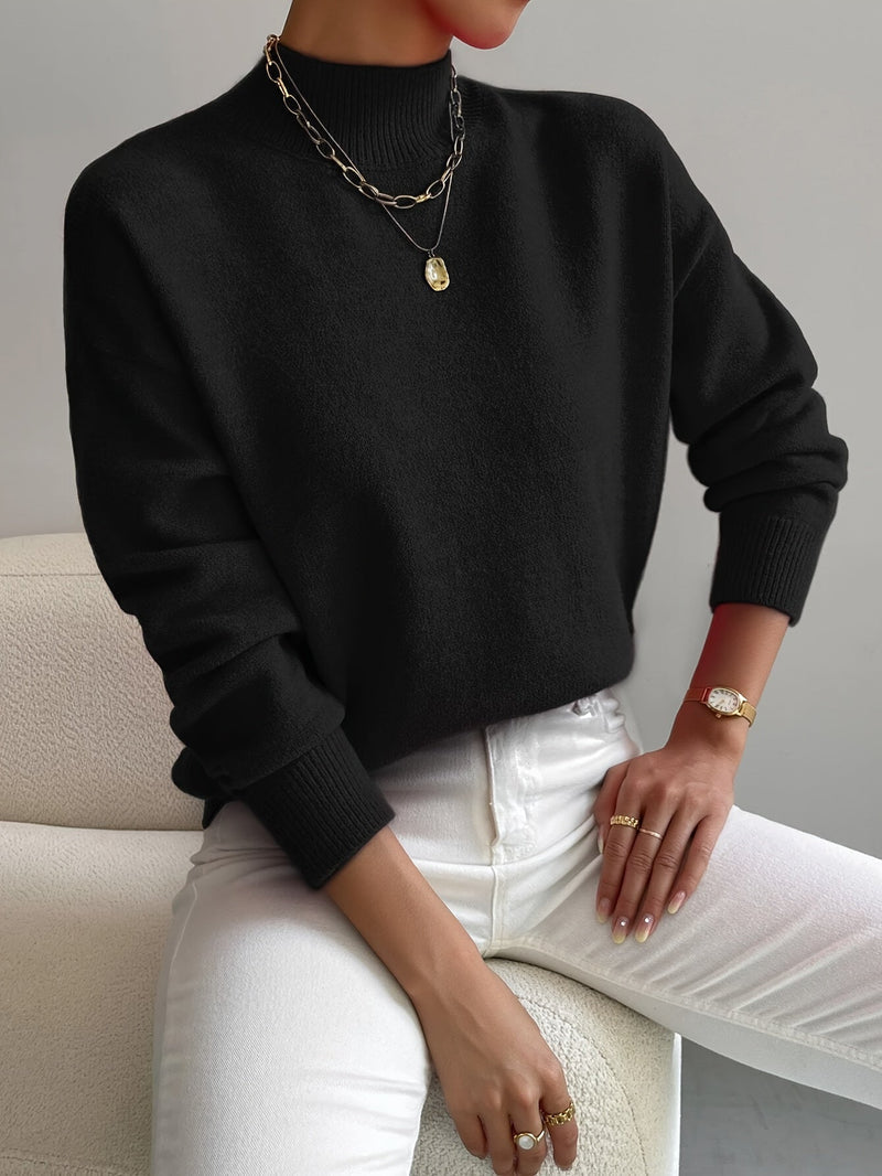 Georgia - Plush High-Neck Sweater