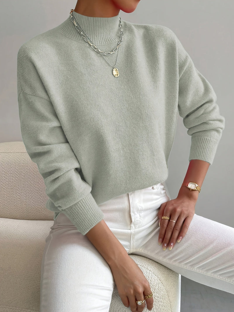 Georgia - Plush High-Neck Sweater