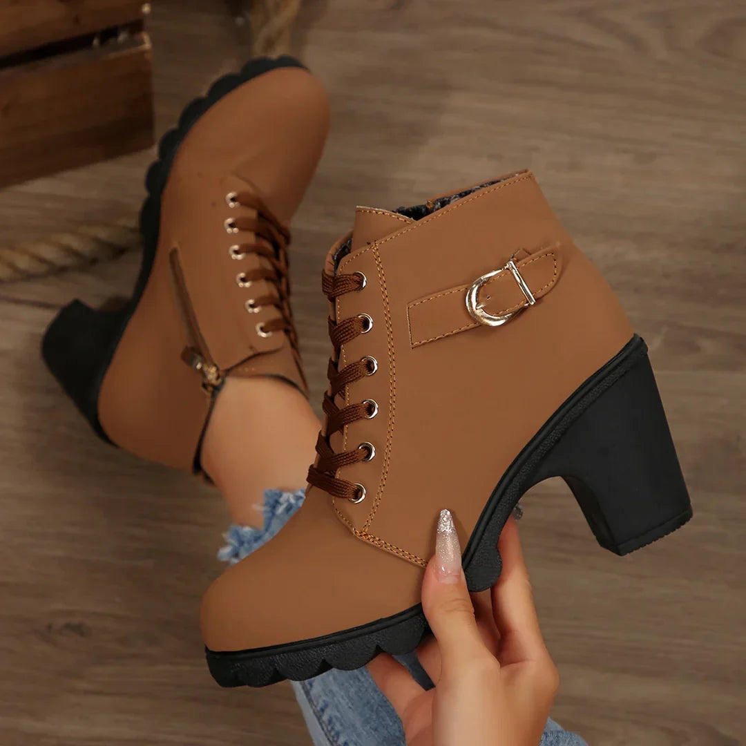 Yazmin - Bold Suede Ankle Boots