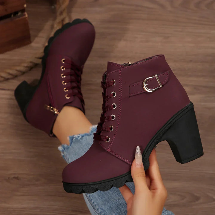 Yazmin - Bold Suede Ankle Boots