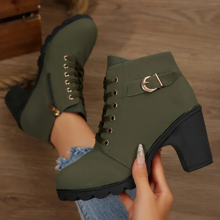 Yazmin - Bold Suede Ankle Boots