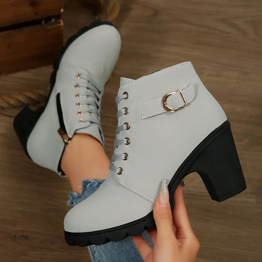 Yazmin - Bold Suede Ankle Boots