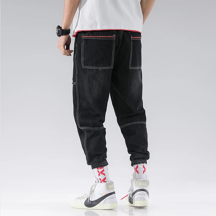 Jessica - Comfortable Denim Joggers