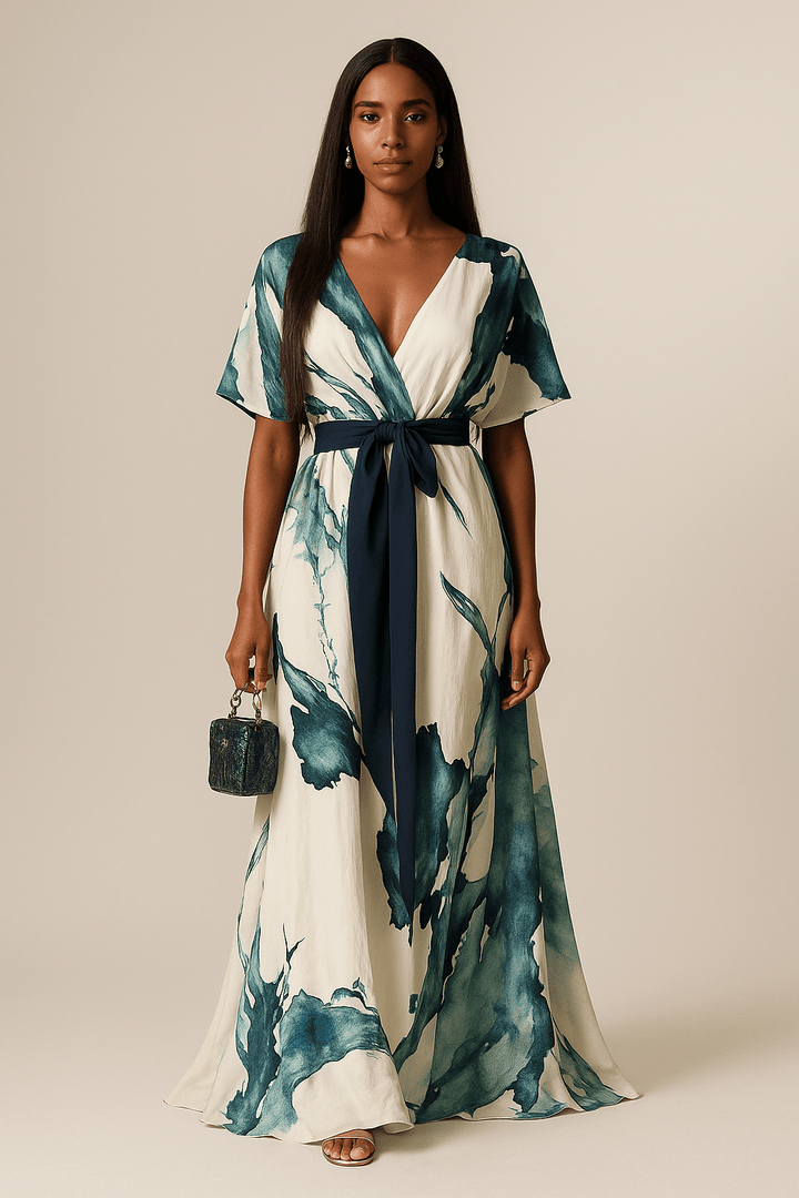 Quilla - Flowing Silk Dress