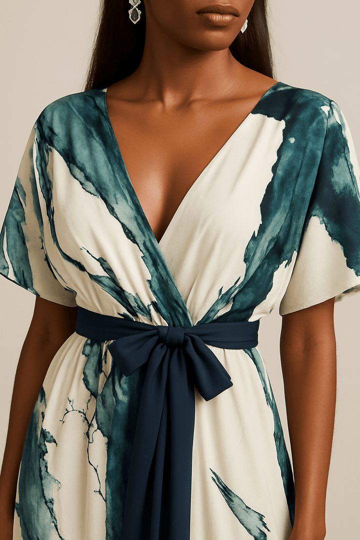 Quilla - Flowing Silk Dress