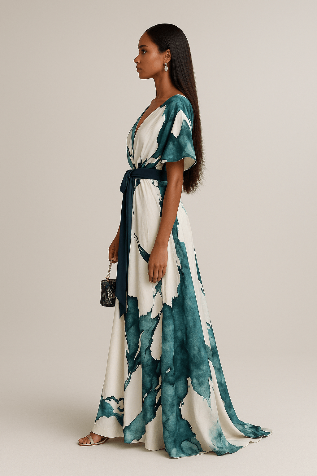 Quilla - Flowing Silk Dress