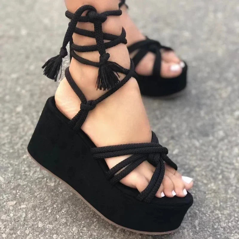 Kimberly - Chic Wedge Sandals