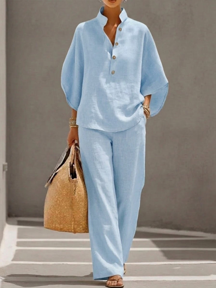 Zinnia - Relaxed Linen Ensemble