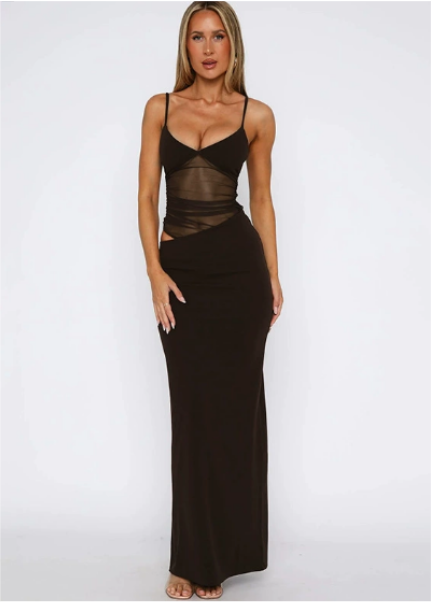 Elsie - Sleek Velvet Dress