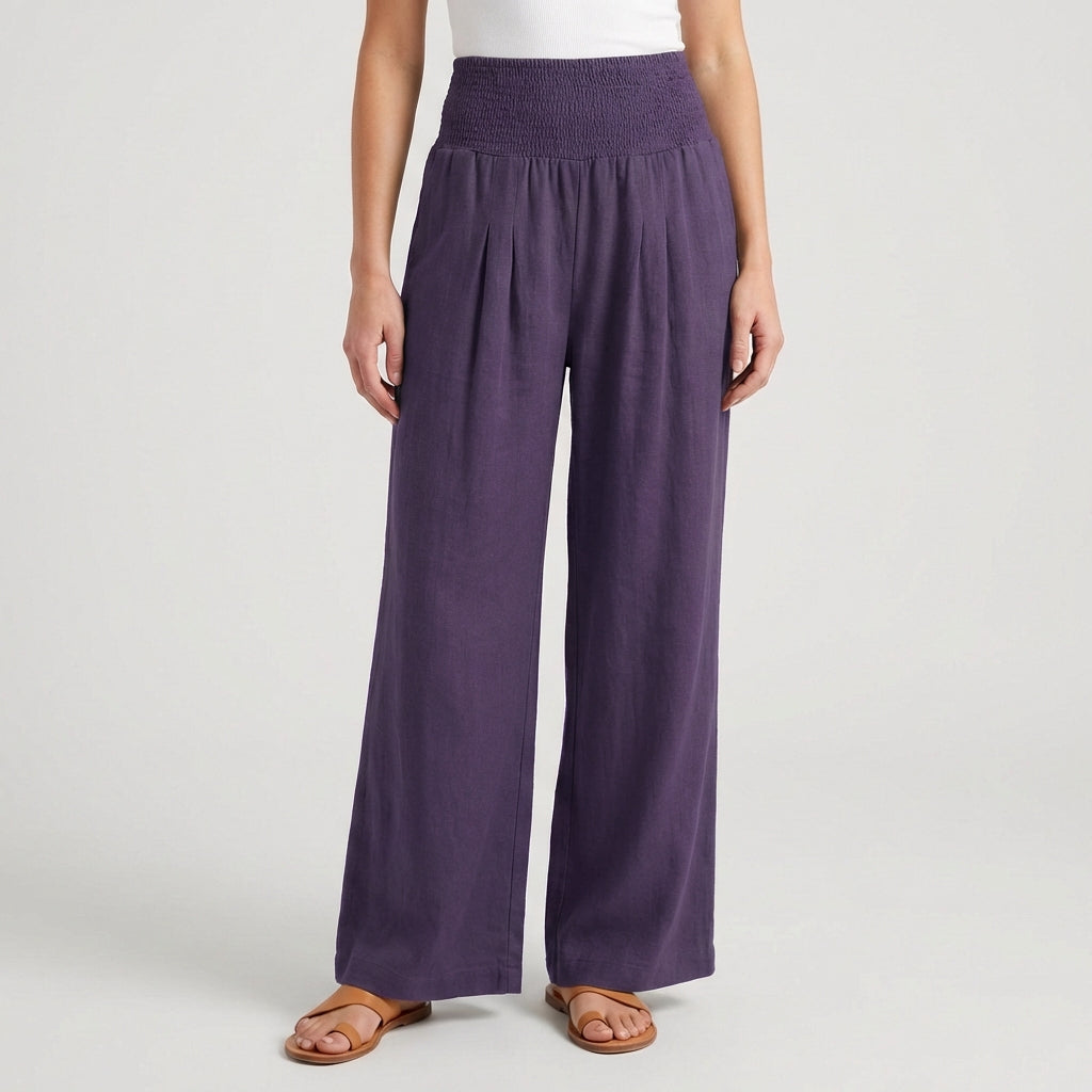 Cindy - Silky Wide-Leg Pants