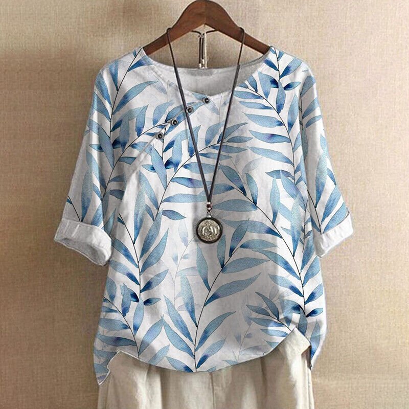 Melody - Airy Leaf Blouse