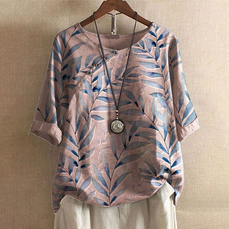 Melody - Airy Leaf Blouse