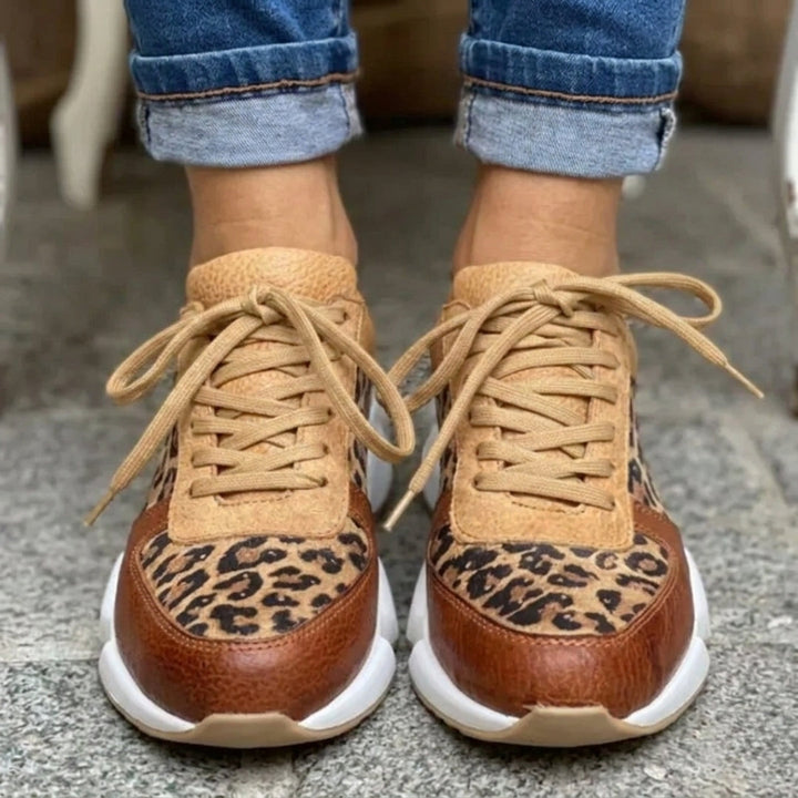 Ziva - Sporty Leopard Sneakers