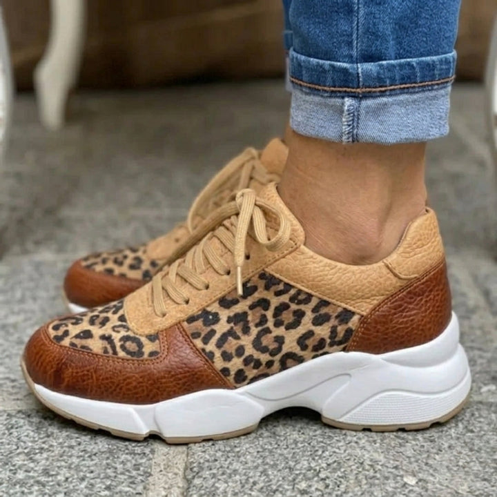 Ziva - Sporty Leopard Sneakers